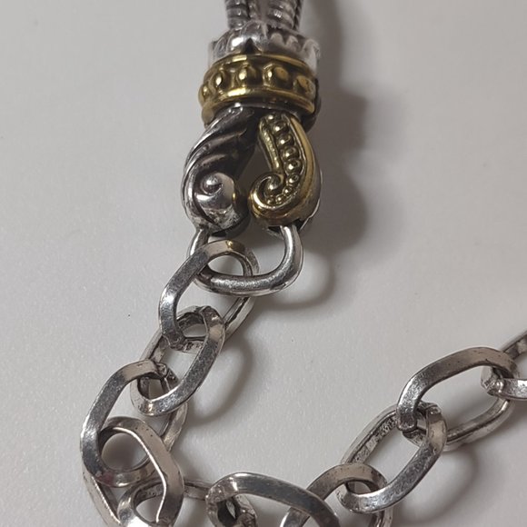 Very Awesome Decorative Two Tone Metal Belt 39 Inches Long - Picture 4 of 13